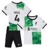 Maillot de Supporter Liverpool Virgil 4 Extérieur 2023-24 Pour Enfant